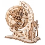 Puzzle 3d en bois pour globe mod�le m�canique � monter soi - m�me engrenage de transmission rotation ...