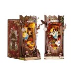 Puzzle 3d - robotime�book nook kit(fall into wonder) serre - livres � faire soi - m�me pour d�corer une ...