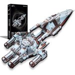 Puzzle 3d piececool maquette metal vaisseau spatial espace bleu 259 pi�ces