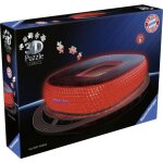 Puzzle 3d - ravensburger - allianz arena - avec led - iconics - architecture et monument