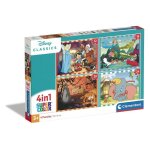 Puzzle - clementoni - 21523 - 4 puzzles - 12 � 24 pi�ces - multicolore
