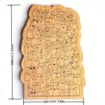 Puzzle - dfi des cent chats - 100pcs cadre extrieur cat c + - forme irrgulire - pices en bois