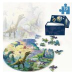 Puzzle dinosaure pour enfants - puzzle 70 pi�ces - jouet �ducatif pr�scolaire - cadeau id�al pour gar�ons ...