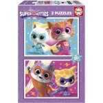 Puzzle - educa - superkitties - 2 x 20 pi�ces - multicolore - pour enfants - � partir de 3 ans