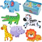 Puzzle enfant 3 4 ans - 6 en 1 puzzles en bois personnalis avec bote drl jeux cadeau anniversaire ...