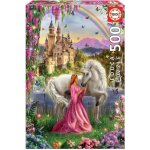 Puzzle fantastique - educa - 500 pices - pour enfant - fe et licorne