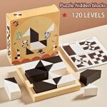 Puzzle interactif en bois - tiducel - 120 niveaux - jeu �ducatif - casse - t�te ludique - mixte