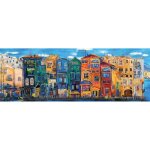 Puzzle panoramique 1000 pièces : la ville colorée Puzzle panoramique 1000 pièces : la ville colorée