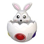 Puzzle de p�ques en forme de lapin arc - en - ciel boule cube presse jouets gyroscope jeux jouets pour ...