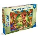Puzzle - ravensburger - 04128 - 100 pi�ces - vert - pour enfants de 6 � 10 ans - th�me dessins anim�s ...