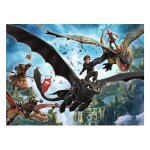 Puzzle - ravensburger - dragon le film - 150 pi�ces - pour enfants - multicolore