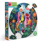 Puzzle rond 500 pièces : danse de la lune Puzzle rond 500 pièces : danse de la lune