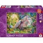 Puzzle - schmidt spiele - voyage de r�ve avec une licorne - 500 pi�ces - d�s 12 ans