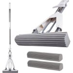 Pva balai �ponge absorbantdoble face super absorbant manche t�lescopique nettoyant de sol + une t�te ...