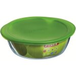Pyrex plat � four + couvercle cook and store basic 15 cm transparent