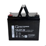 Q - batteries 12lcp - 36 / 12v - batterie au plomb 36ah type de cycle agm - cycle profond vrla Q - batteries 12lcp - 36 / 12v - batterie au plomb 36ah type de cycle agm - cycle profond vrla