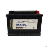 Q - batteries batterie de voiture start - stop efb efb70 12v 75ah 700a