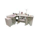 Super q mk2 : le meuble de couture polyvalent et �l�gant - tailormade(. . . ) - blanc