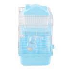 Qiilu cage du hamster cage de hamster � 2 niveaux grand espace ch�ssis high design hamster habitat animalerie ...