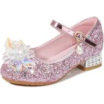 Qiqiqi chaussures princesse elsa reine des neiges fille rose d�guisement cendrillon cadeau soir�e mariage ...