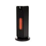 Qlt poêle céramique effet flamme ? chauffage tour électrique avec élément céramique ptc ? mode eco et ... Qlt poêle céramique effet flamme ? chauffage tour électrique avec élément céramique ptc ? mode eco et ...