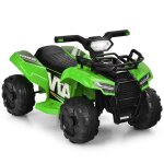 Quad buggy Électrique dreamade pour enfant 18 - 36 mois - phare et klaxon - panier de rangement - vert ... Quad buggy Électrique dreamade pour enfant 18 - 36 mois - phare et klaxon - panier de rangement - vert ...