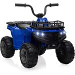 Quad electrique pour enfants 12 v 45 ah atv voiture pour enfants de 2 � 5 ans bleu