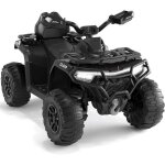 Quad lectrique enfant 12v 4 roues tout - terrain 2 moteurs tlcommande parentale led musique bluetooth ...
