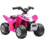Quad lectrique enfant - aiyaplay - 6 v vitesse de 28 km / h - phares led klaxon - 4x4 enfant - poigne ...