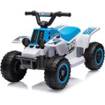 Quad electrique pour enfants voiture electrique enfants 3 + atv 6v avec musique repose - pieds 70 x 42 ...