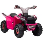 Quad lectrique homcom pour enfants vhicule  batterie 6v avec marche avant et arrire 70l x 415l x ...