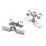 Quincaillerie de porte coulissante poulie de porte coulissante poulie de rail de suspension de porte ...