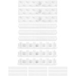 Qwork - wd6976 - 9pcs porte bijoux mural crochets mural pour collier bagues bracelets et boucles doreilles ... Qwork - wd6976 - 9pcs porte bijoux mural crochets mural pour collier bagues bracelets et boucles doreilles ...