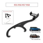 Support de tlphone gps - mini cooper - r55 r56 r57 - gris - plastique - accessoire tlphone