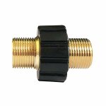 Adaptateur double m�le m22 x 15 pour nettoyeur haute pression - laiton � int. 14 mm compatible karcher ...