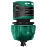 Raccord tuyau darrosage rapide stop universel - aqua flow - universel 12 / 15 / 19mm - plastique