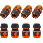 Raccord tuyau darrosage 8 pi�ces embout tuyau arrosage adaptateur tuyau arrosage convient aux tuyaux ...