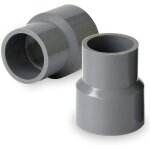 Raccord pour tuyaux de gouttire - manchon de raccordement en plastique - raccord deau - raccord en pvc ...