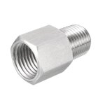 Raccord de tuyau sourcing map raccord de tuyau réducteur 1 / 4 pt mâle à m14x15 femelle inox pour jauge ... Raccord de tuyau sourcing map raccord de tuyau réducteur 1 / 4 pt mâle à m14x15 femelle inox pour jauge ...