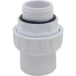 Raccord union joint mixte pvc � visser x a coller embout filet� pvc pression manchon pompe filtre a sable ...
