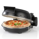 Rachs kochwerk appareil à pizza avec réglage de la température 1800w noir mat Rachs kochwerk appareil à pizza avec réglage de la température 1800w noir mat
