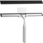 Raclette douche en acier inox 25. 5cm raclette de douche avec crochet pour vitre miroir carrelage cuisine ...