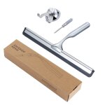 Raclette de douche raclette de douche en acier inoxydable avec crochet daspiration sp�cial pour accrocher ...