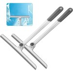 Raclette de douche en silicone 305 cm pour portes en verre miroirs et fentres lot de 2 idale pour salle ...