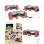 Raclette - livoo - duo 450w - 2 personnes - 4 appareils connectables - antiadhésif sans pfas Raclette - livoo - duo 450w - 2 personnes - 4 appareils connectables - antiadhésif sans pfas