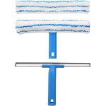 Raclette à vitre professionnelle(30cm)lave - vitre avec raclette silicone et brosse microfibrekit de ... Raclette à vitre professionnelle(30cm)lave - vitre avec raclette silicone et brosse microfibrekit de ...