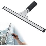 Raclette à vitre professionnelle raclette vitre en acier inoxydable pour nettoyer et sécher le verre ... Raclette à vitre professionnelle raclette vitre en acier inoxydable pour nettoyer et sécher le verre ...