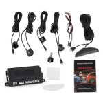 Radar de recul voiture - affichage led - 4 capteurs - d�tection 03m - 25m - tension 12v - fr�quence 40khz ...