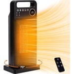 Radiateur 2000w minuterie 2 - 12h oscillation 70° 3 modes pour salle de bain / bureau Radiateur 2000w minuterie 2 - 12h oscillation 70° 3 modes pour salle de bain / bureau