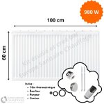 Radiateur acier h. 60 x l. 100 cm stelrad 980w t11 Radiateur acier h. 60 x l. 100 cm stelrad 980w t11